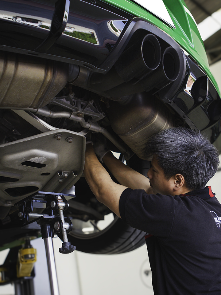 ตรวจสอบโครงสร้างตัวถังและช่วงล่าง